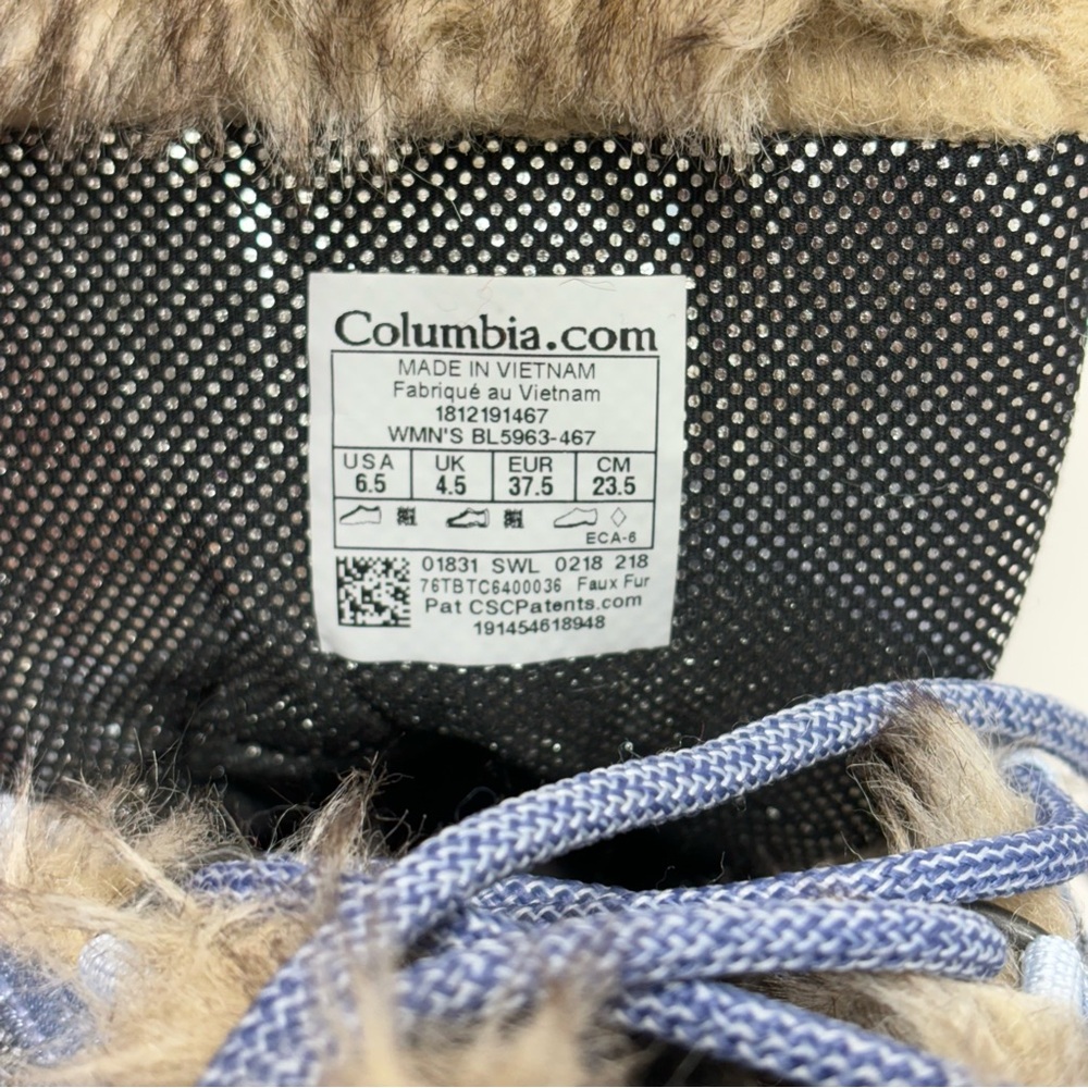 Columbia Gray Winter Boots with Faux Fur Trim - Picture 13 of 16